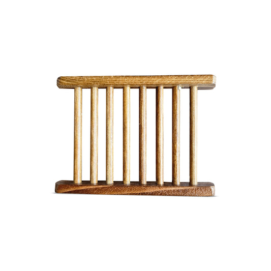 Wood Self-Draining Soap Dish